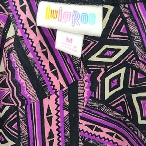 Long Vest Purple Aztec Print LuLaRoe 💜 Joy Med